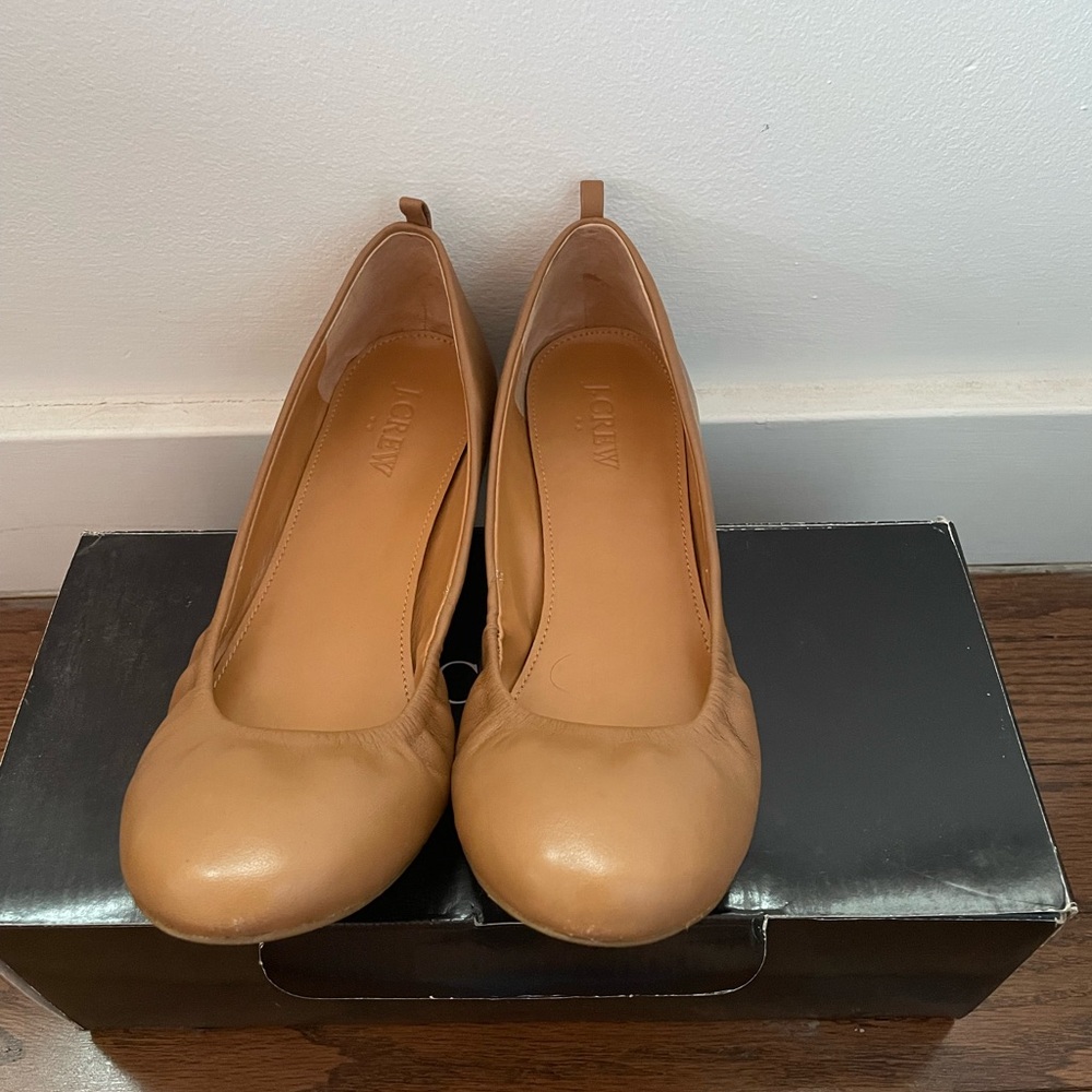 J. Crew Women's Tan Ballet Flats